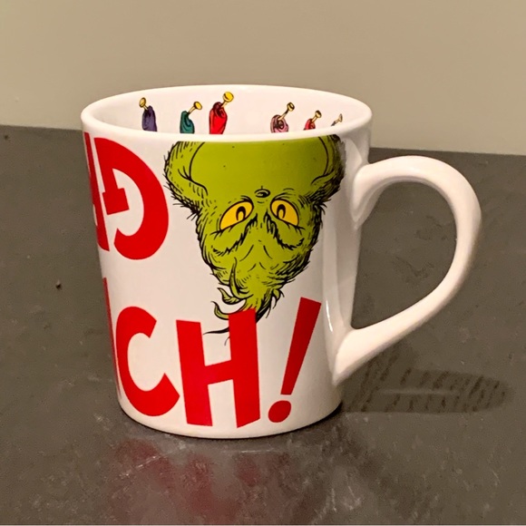 GRINCH! Dr. Seuss How the Grinch Stole Christmas Ceramic Mug - Picture 1 of 10